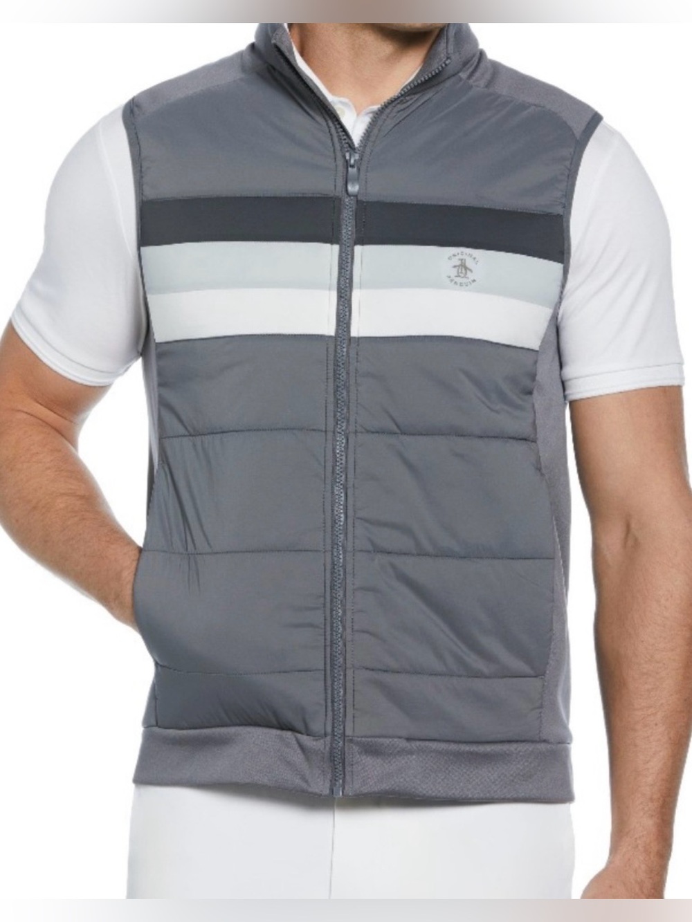 NWT | Penguin | Insulated 70’s Golf Vest | Medium
